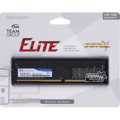 Модуль пам'яті для комп'ютера DDR4 8GB 2400 MHz Elite Team (TED48G2400C1601)