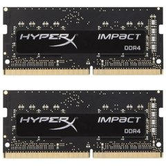 Модуль пам'яті для ноутбука SoDIMM DDR4 16GB (2x8GB) 3200 MHz HyperX Impact Kingston (HX432S20IB2K2/16)