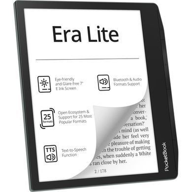 Електронна книга Pocketbook 710 Era Lite, Stone Green (PB710-9-WW)