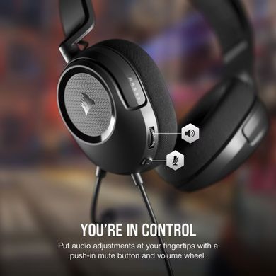 Навушники Corsair HS35 Surround v2 Multiplatform Gaming Carbon (CA-9011386-EU)