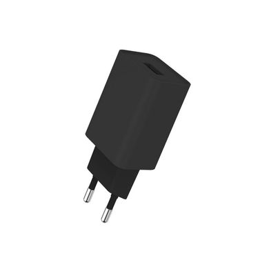 Зарядний пристрій ColorWay 1USB Quick Charge 3.0 (18W) black + cable micro USB (CW-CHS013QCM-BK)