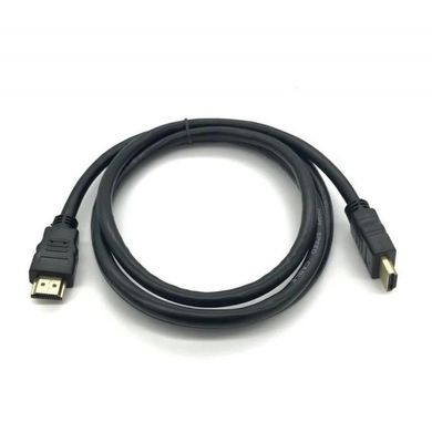 Кабель мультимедійний HDMI to HDMI 1.0m v1.4, OD-7.5mm Merlion (YT-HDMI(M)/(M)HS-1m)