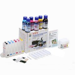 Комплект перезаправних картриджів WWM Epson R200/340/RX500/640 (RC.T048)