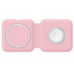 Зарядний пристрій ColorWay MagSafe Duo Charger 15W for iPhone (Pink) (CW-CHW32Q-PK)