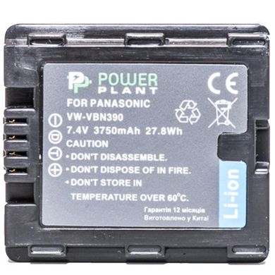 Акумулятор до фото/відео PowerPlant Panasonic VW-VBN390 (DV00DV1346)
