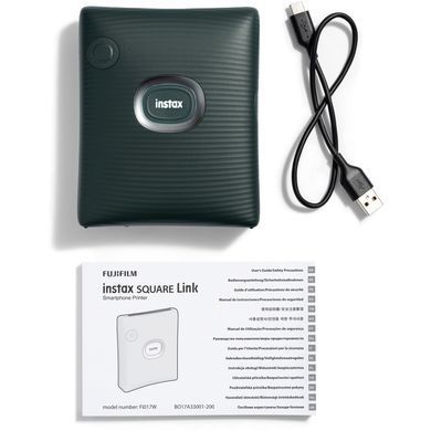 Камера миттєвого друку Fujifilm INSTAX SQ Link Green (16785482)