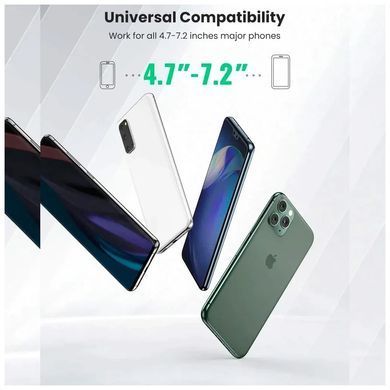 Універсальний автотримач UGREEN LP292 Magnetic Phone Holder for Car Black (80785)