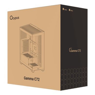 Корпус для ПК OCYPUS GAMMA C72 WH (GAMMA-C72-WHD000XX-GL)