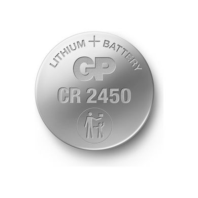 Батарейка Gp CR2450 Lithium 3.0V * 1 (відривається) (CR2450-8U5 / 4891199063954)