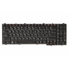 Клавіатура ноутбука PowerPlant Lenovo IdeaPad G550, G555 черный, черный фрейм (KB311040)