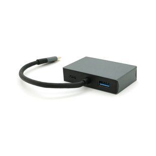 Концентратор Voltronic USB-C 4-in-1 USB 3.0 + USB-C + HDMI + VGA 0.23m silver (YT-HTC4in1)