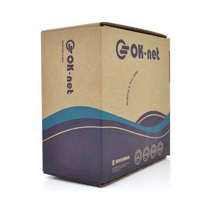 Кабель мережевий OK-Net FTP-cat.5E-SL внешний 100м (КППЭ-ВП (100) 24AWG / 100)