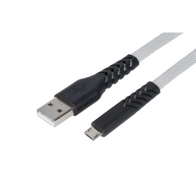 Дата кабель USB 2.0 AM to Micro 5P 1.0m Gray 2E (2E-CCMT-1MGR)