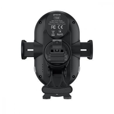 Кріплення для мобільного телефону Proove Rounded Energy Pro 15W Black (WHRP15010001)