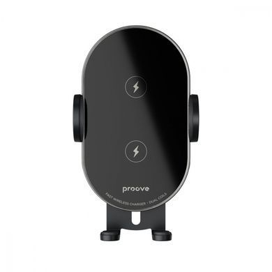Кріплення для мобільного телефону Proove Rounded Energy Pro 15W Black (WHRP15010001)