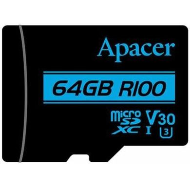 Карта пам'яті Apacer 128GB microSDHC class 10 UHS-I U1 V10 (AP128GMCSX10U7-R)