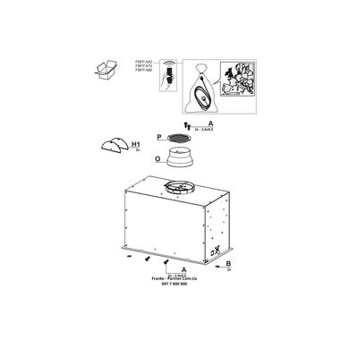 Витяжка кухонна Franke Box Flush EVO FBFE BK MATT A70 (305.0665.365)