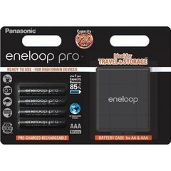 Акумулятор PANASONIC Eneloop Pro AAA 930 mAh * 4 + Case (BK-4HCDEC4BE)