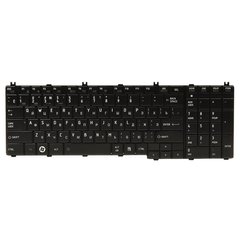 Клавіатура ноутбука PowerPlant TOSHIBA Satellite C650, L650 черный, черный фрейм (KB310685)