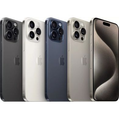 Мобільний телефон Apple iPhone 15 Pro Max 256Gb (Grade B) White Titanium USED (iP15PM25WhT_B)