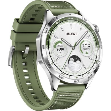 Смарт-годинник Huawei WATCH GT 4 46mm Green (55020BGV)