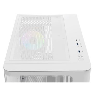 Корпус для ПК OCYPUS IOTA C50 WH CURVE ARGB DIGITAL (IOTA-C50-WHD300CD-GL)