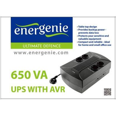 Пристрій безперебійного живлення EnerGenie EG-UPS-001 650VA, (EG-UPS-001)