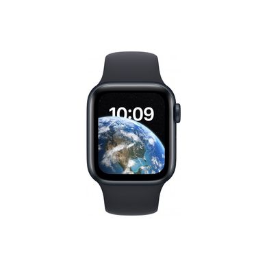 Смарт-годинник Apple Watch SE 2022 GPS 40mm Midnight Aluminium Case with Midnight Sport Band - Regular (MNJT3UL/A)