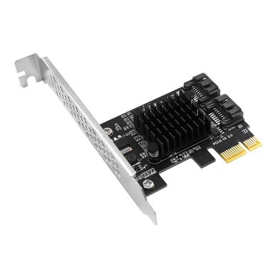Контролер Dynamode PCI-E to 2 х SATA III (6 Gb/s), 2 ch (PCI-E-2xSATAIII-Marvell)