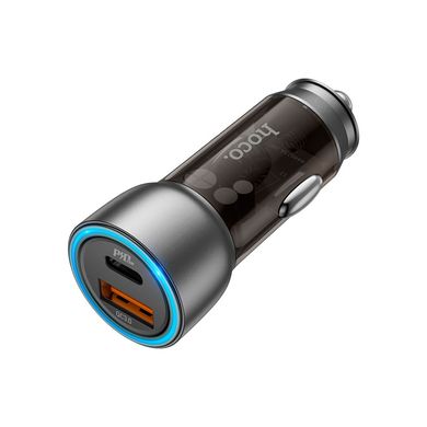 Зарядний пристрій HOCO N28 USB-A/Type-C Brown (6931474782762)
