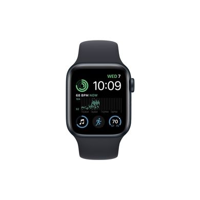 Смарт-годинник Apple Watch SE 2022 GPS 40mm Midnight Aluminium Case with Midnight Sport Band - Regular (MNJT3UL/A)