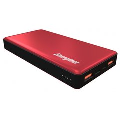 Батарея універсальна Energizer 15000 mAh 18W/PD2.0, USB-C/QC, 2*USB-A, red (UE15002PQ (R) / 6805630)