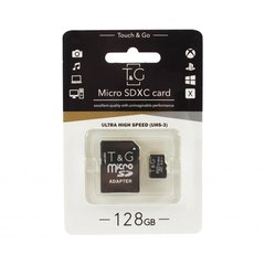 Карта пам'яті T&G 128GB microSDXC class 10 UHS-I U3 (TG-128GBSD10U3-01)