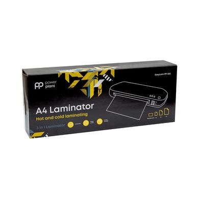 Ламінатор PowerPlant EasyLam, A4, for office, 3in1, 80-125 мкм, 400 мм/мин (PP-265)
