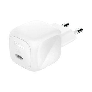 Зарядний пристрій Belkin USB-C PD45W PPS white (WCA013KQWH)