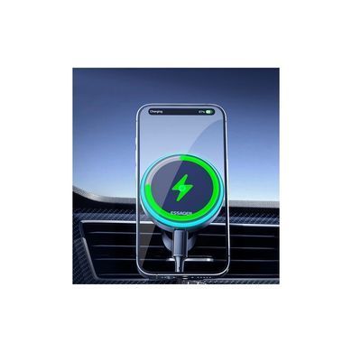 Універсальний автотримач Essager Element magnetic wireless charging car bracket outlet+paste mode (EZJCX-YS01-Z)