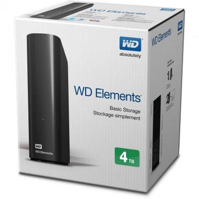Зовнішній жорсткий диск 3.5" 4TB WD (WDBWLG0040HBK-EESN)