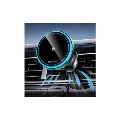 Універсальний автотримач Essager Element magnetic wireless charging car bracket outlet+paste mode (EZJCX-YS01-Z)