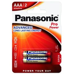 Батарейка PANASONIC AAA LR03 Pro Power * 2 (LR03XEG/2BPR / LR03XEG/2BP)