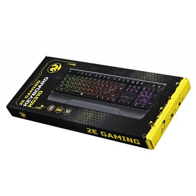 Клавіатура 2E KG310 LED USB Black Ukr (2E-KG310UB)