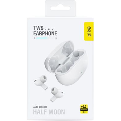 Навушники Piko TWS-HalfMoon White (1283126583391)