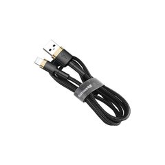 Дата кабель USB 2.0 AM to Lightning 3.0m 2.0A gold-black Baseus (CALKLF-RV1)
