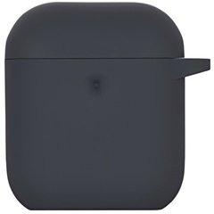 Чохол 2E для Apple AirPods Pure Color Silicone 3.0 мм Carbon Gray (2E-AIR-PODS-IBPCS-3-CGR)