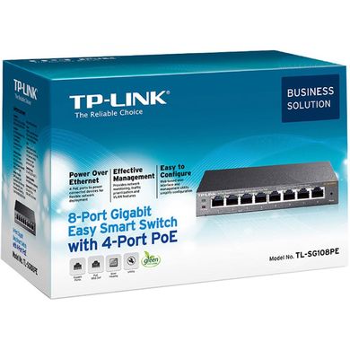 Комутатор мережевий TP-Link TL-SG108PE