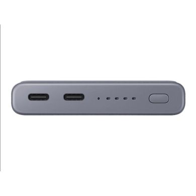 Батарея універсальна Samsung EB-U3300, 10000mAh, 25W, FC, USB Type-C, Wirel. Char. Gray (EB-U3300XJRGRU)