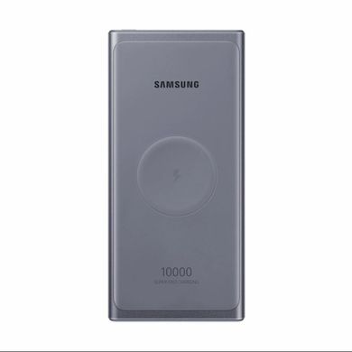 Батарея універсальна Samsung EB-U3300, 10000mAh, 25W, FC, USB Type-C, Wirel. Char. Gray (EB-U3300XJRGRU)