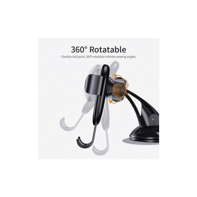 Універсальний автотримач Essager MoJack Gravity Car Phone Holder (osculum type) Black (EZJXP-MJ01)