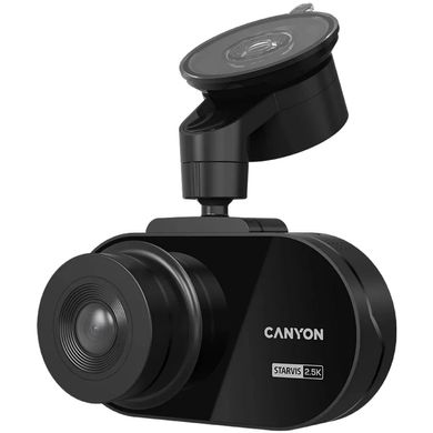 Відеореєстратор Canyon DVR25 WQHD 2.5K 1440p Wi-Fi Black (CND-DVR25)
