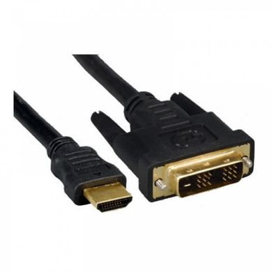 Кабель мультимедійний HDMI to DVI 18+1pin M, 4.5m Cablexpert (CC-HDMI-DVI-15)