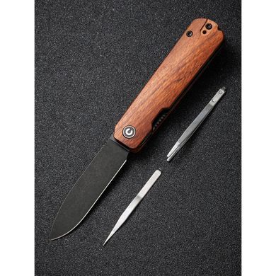 Ніж складаний Civivi Sendy Guibourtia Wood C21004A-2